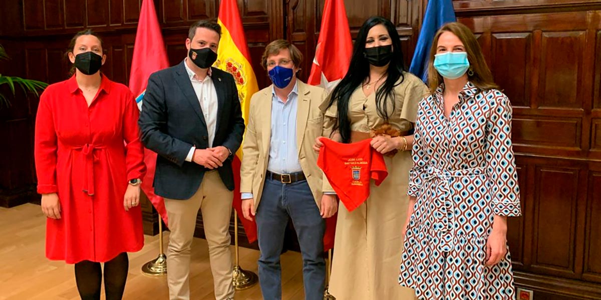 Los alcaldes estuvieron acompañados de las concejalas de Tudela