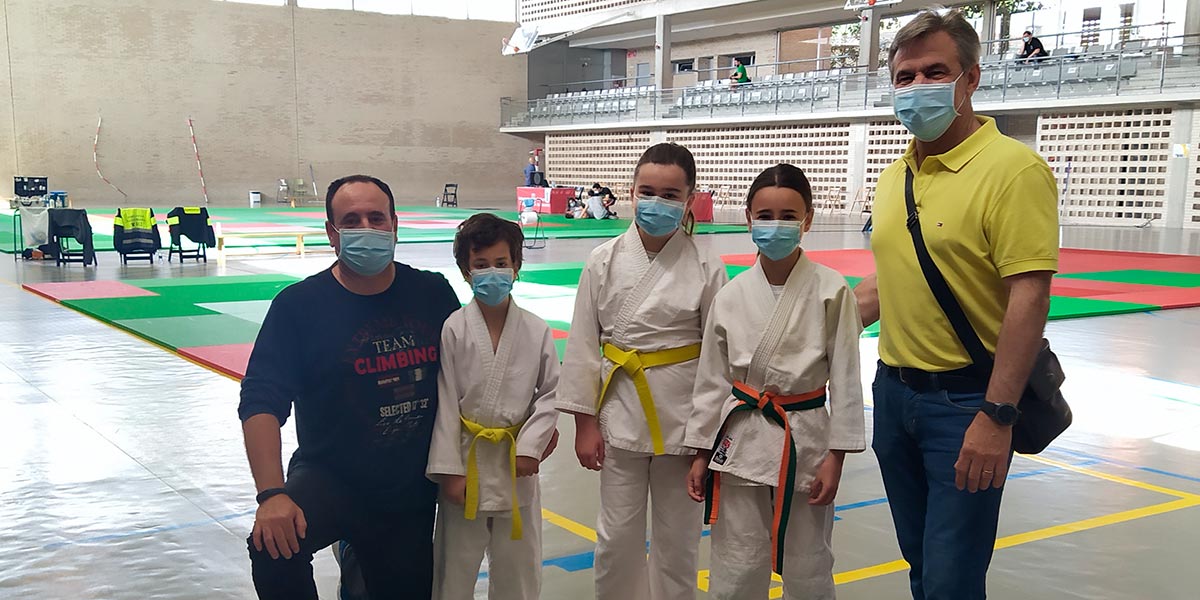 Los judokas del Shogun que participaron en el segundo bloque del campeonato