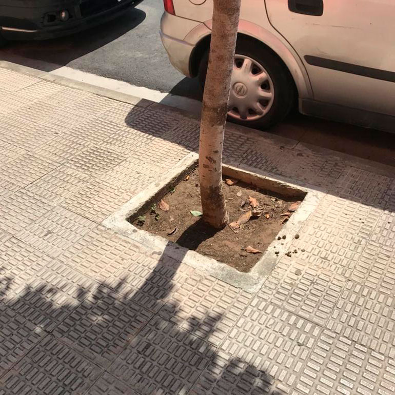 Barreras arquitectónicas Barrio de Lourdes 6