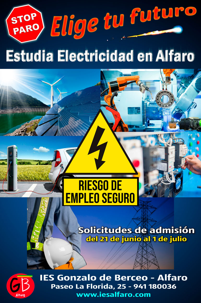 Dpto. Electricidad 2021 2022 del IES Gonzalo de Berceo de Alfaro