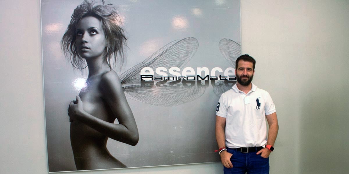 Javier Álava Balbuena, responsable de la academia Ramiro Mata en Tudela