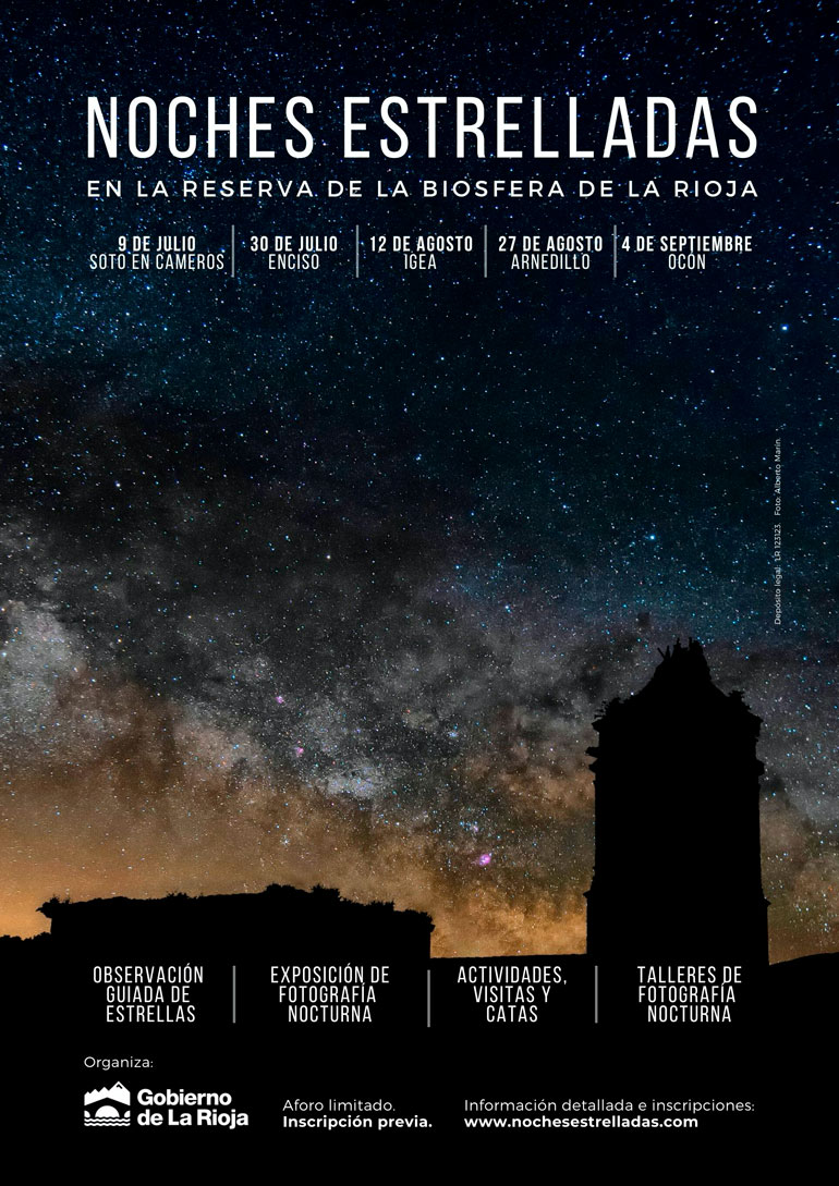 Noches estrelladas en la Reserva de la Biosfera