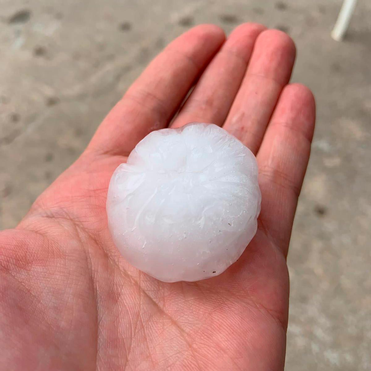 Granizada en Fustiñana y Cabanillas 1