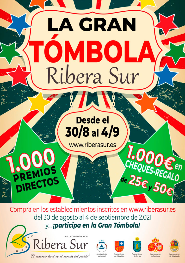 Cartel de la nueva campaña La Gran Tómbola de Ribera Sur