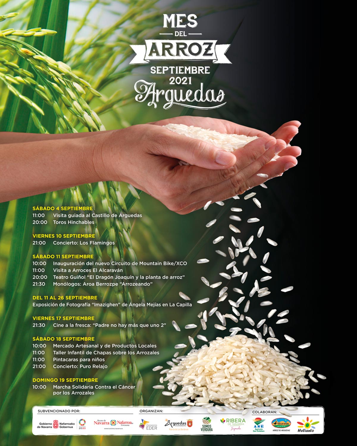 Mes del Arroz 2021 en Arguedas