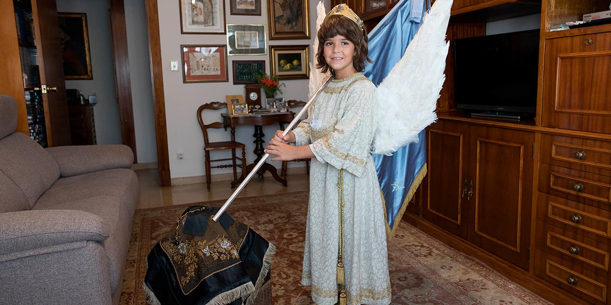 Aimar Sánchez Jiménez se vistió de Ángel 4