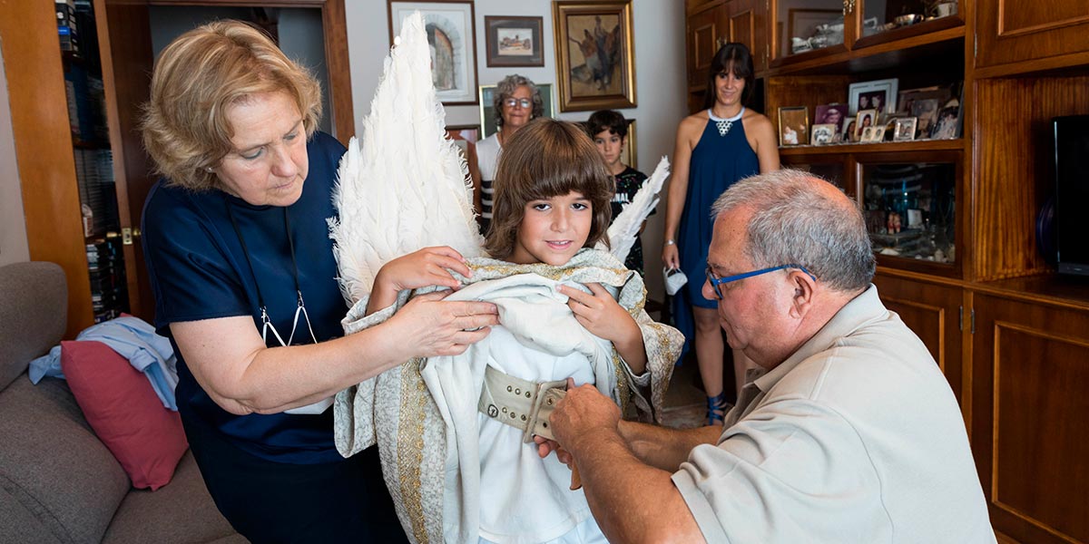 Aimar Sánchez Jiménez se vistió de Ángel 1