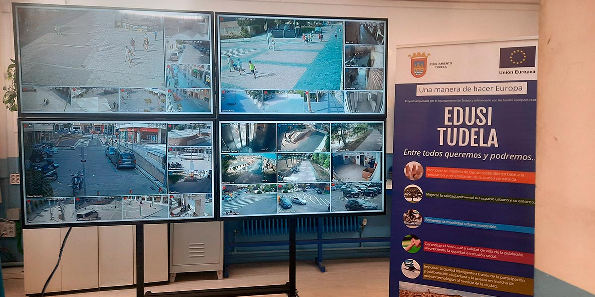 Nuevas cámaras de vigilancia en Tudela 1