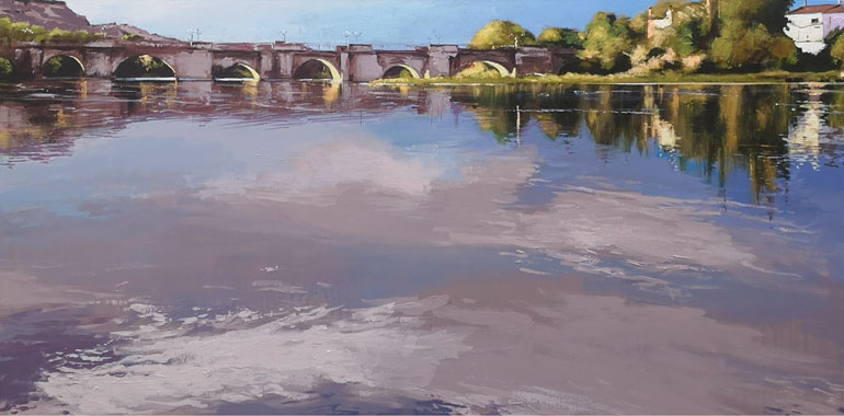 Segundo premio del XXV Premio de pintura al aire libre de Tudela