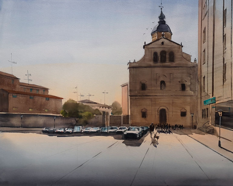 Quinto premio del XXV Premio de pintura al aire libre de Tudela