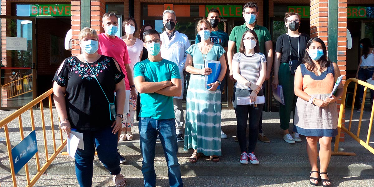Tutores de 1º ESO del IES Valle del Ebro en este curso 21-22