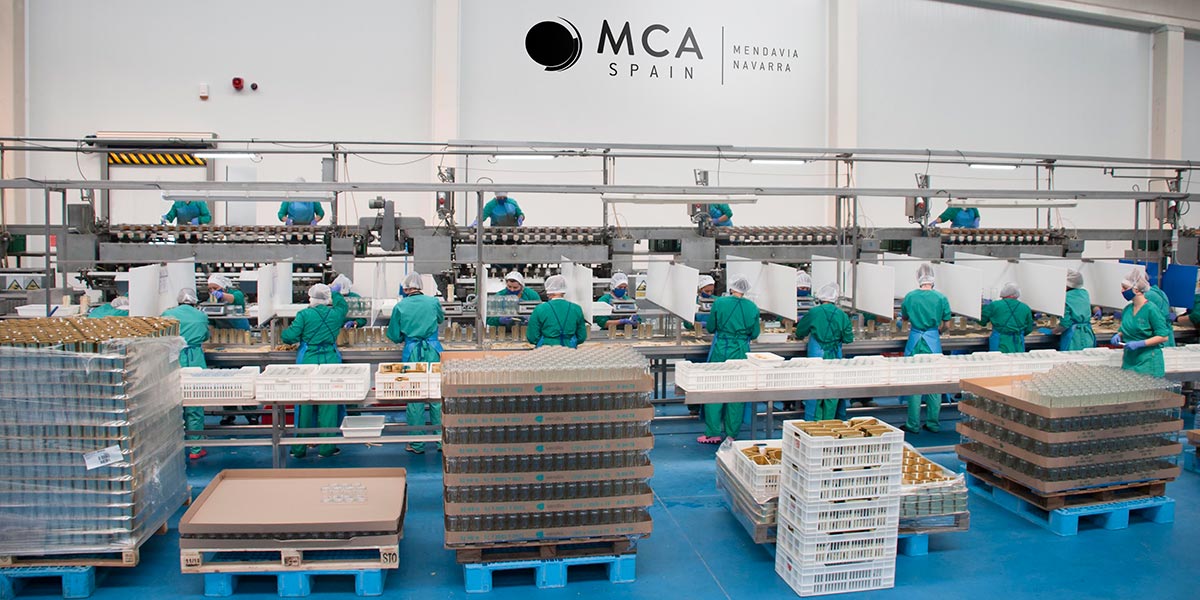 Fábrica de producción de MCA Spain en Mendavia