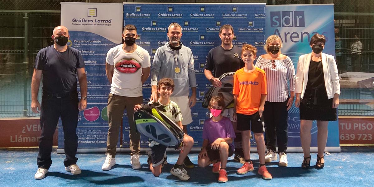 Final masculina del trofeo de pádel Gráficas Larrad