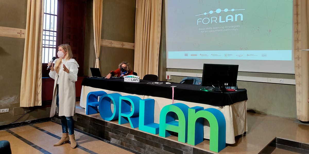 Imagen de la jornada sobre el proyecto FORLAN celebrada en Tudela