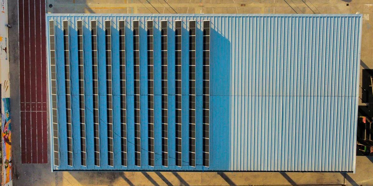 Placas solares en el colegio de Corella 4