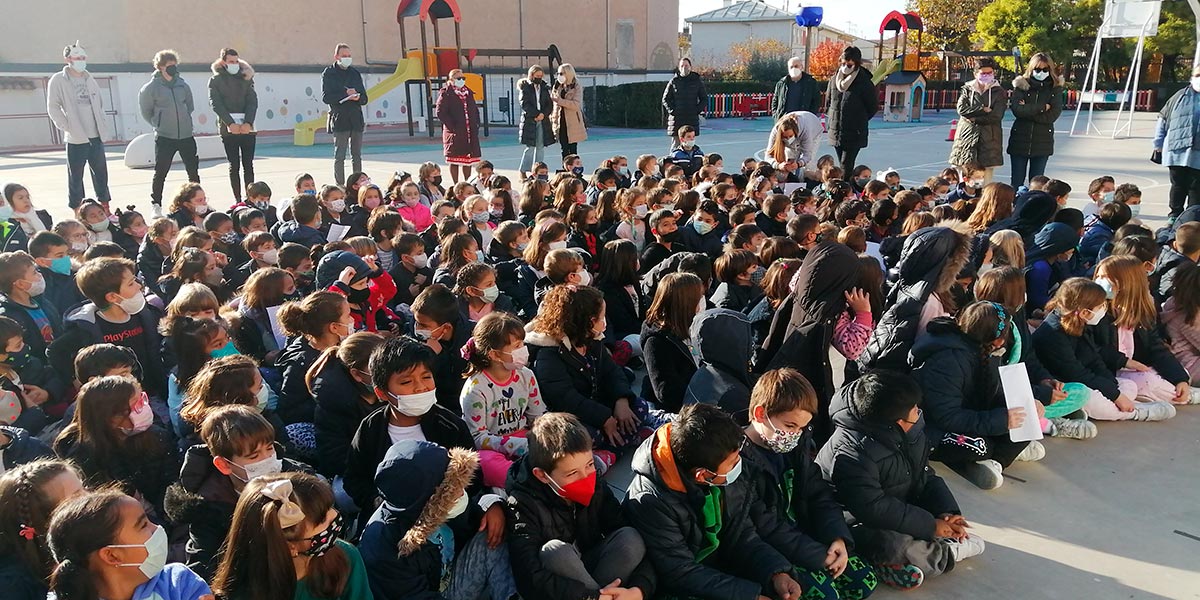 Los alumnos de Primaria de La Anunciata acudieron al colegio en pijama 2