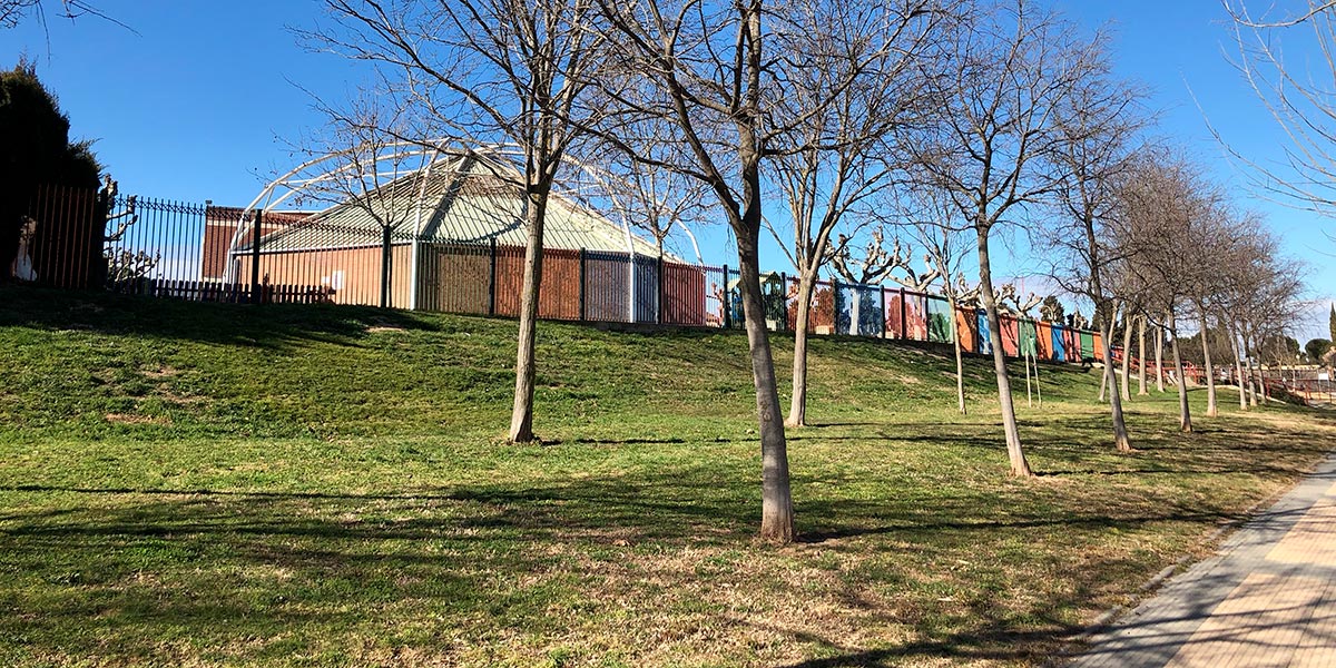 Vista acesso a Colegio San Julián Tudela