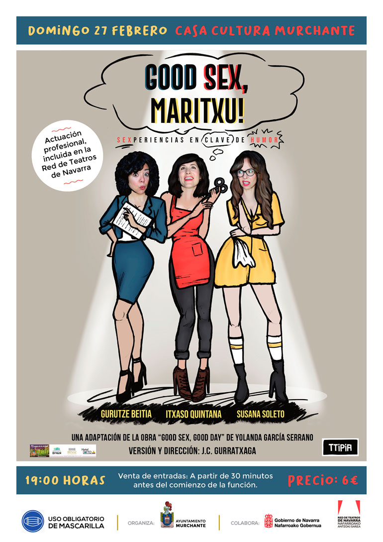 Teatro ‘Good Sex Maritxu’ en Murchante