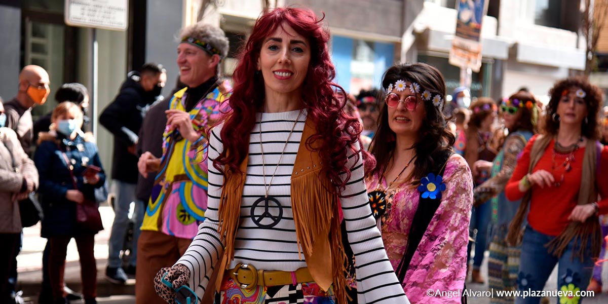 premio carnaval tudela 2022 Hippies años 70  Premio especial del jurado