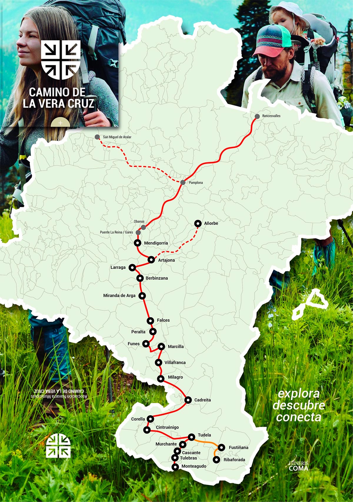 Camino de la Veracruz a su paso por Navarra