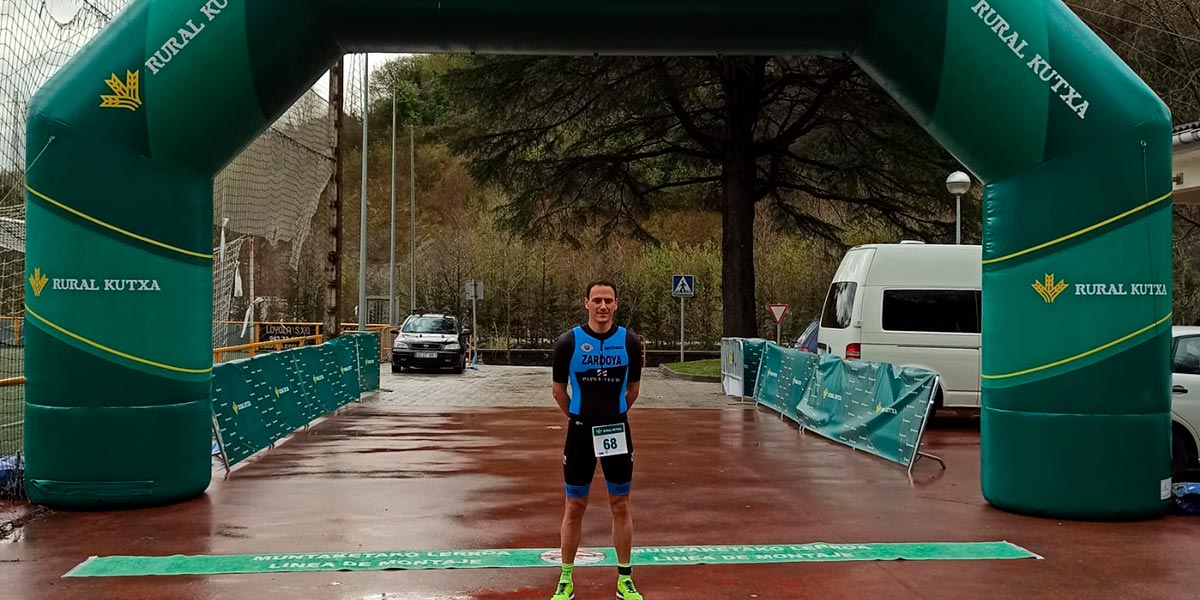 Rodrigo Zardoya en el Duatlón de Añorga