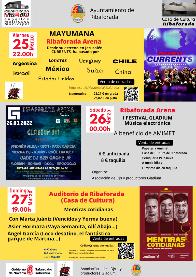 Fin de semana 25 26 24 de marzo en Ribaforada