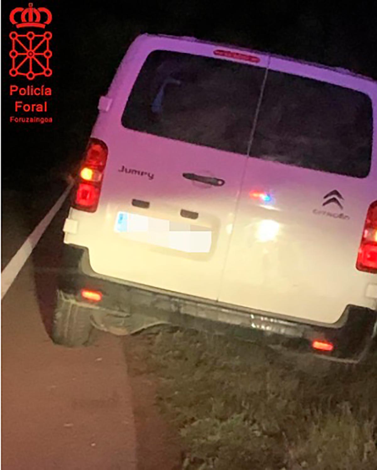 Coche denunciado en Cintruénigo Policía Foral