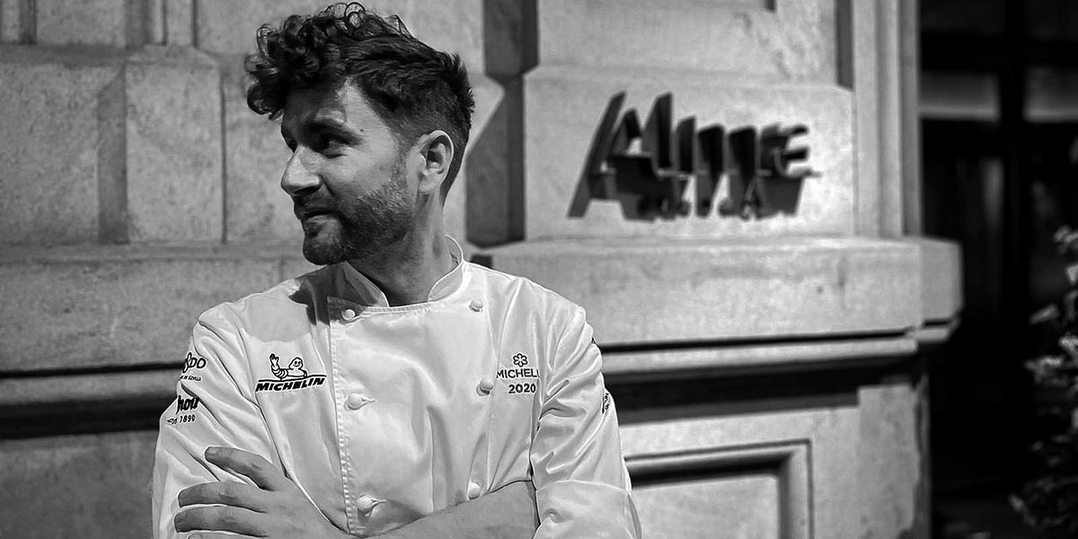 Cocinero Leandro Gil en Barcelona