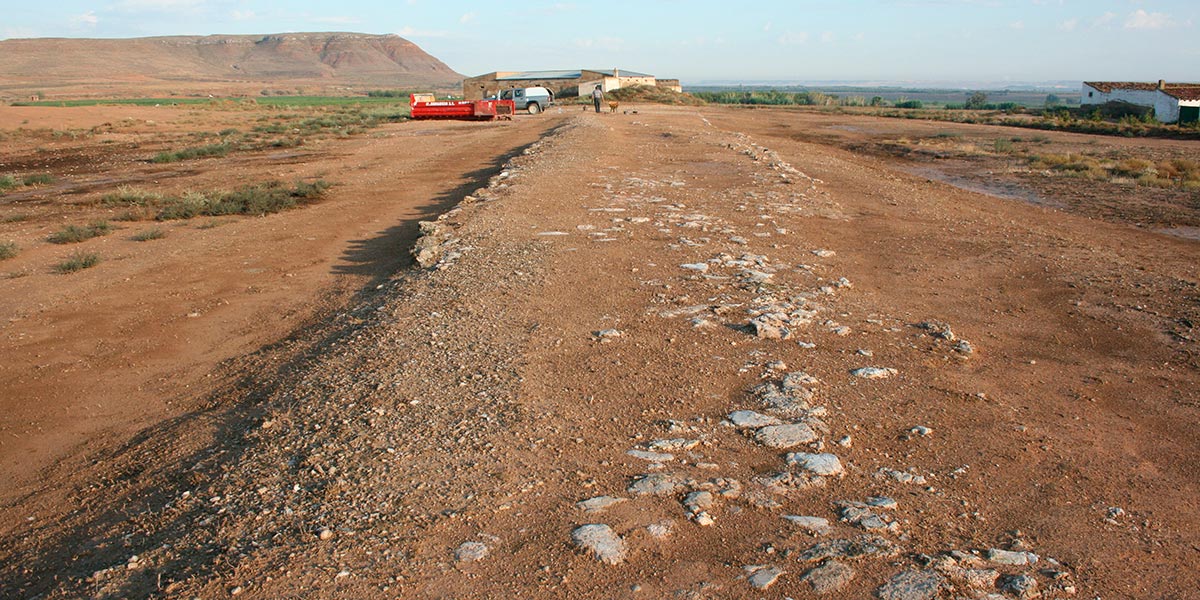 La calzada romana en la Ribera 1