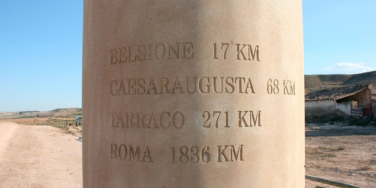 La calzada romana en la Ribera 2