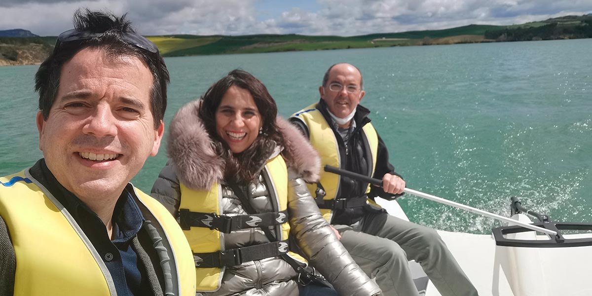 Mikel Irujo visitó varios enclaves de interés en Tierras de Iranzu
