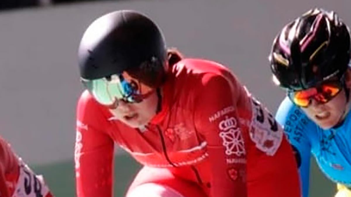 Ana Estella campeonato de España ciclismo en pista.