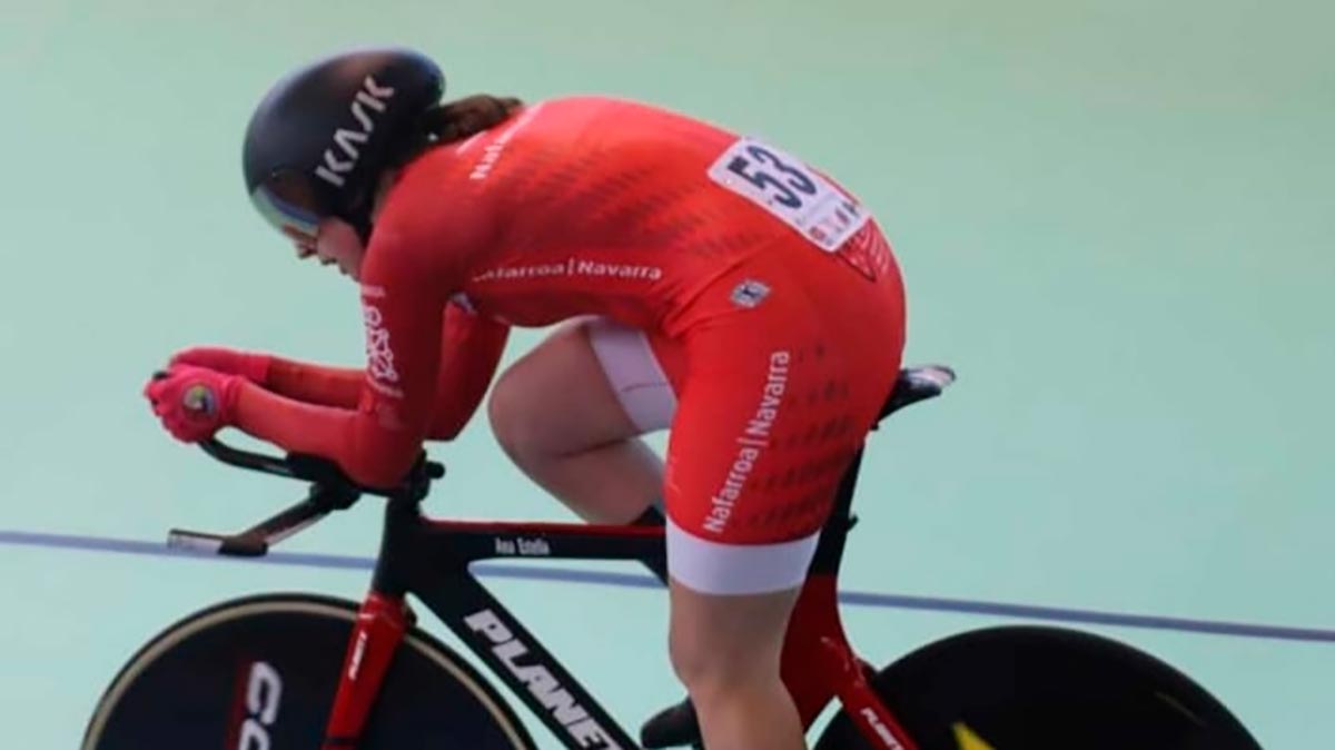Ana Estella en la pista