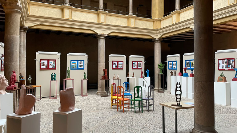Boregan en el Patio del Palacio del Marqués de San Adrián
