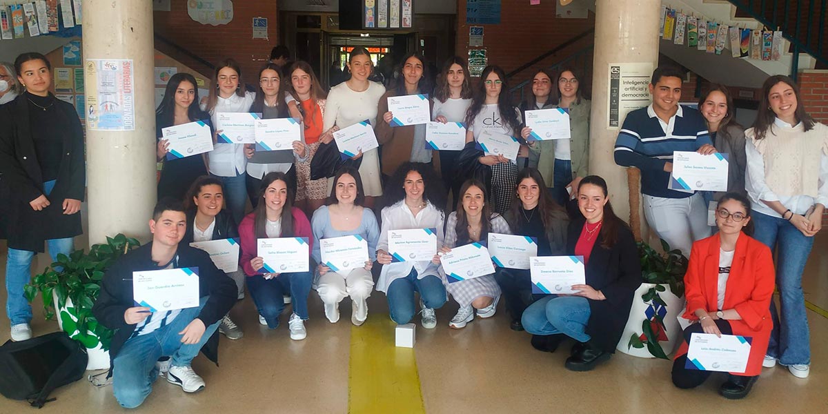 Graduación del los alumnos del IES Valle del Ebro Bachiller I+