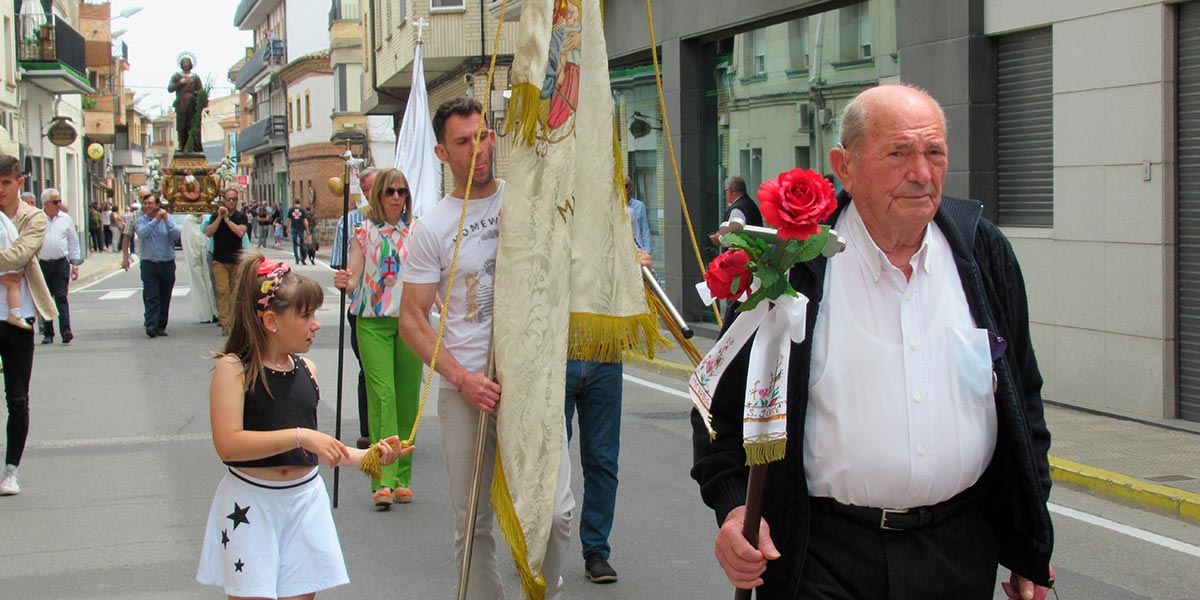 Procesión de San Isidro labrador en Murchante, sábado 14 de mayo