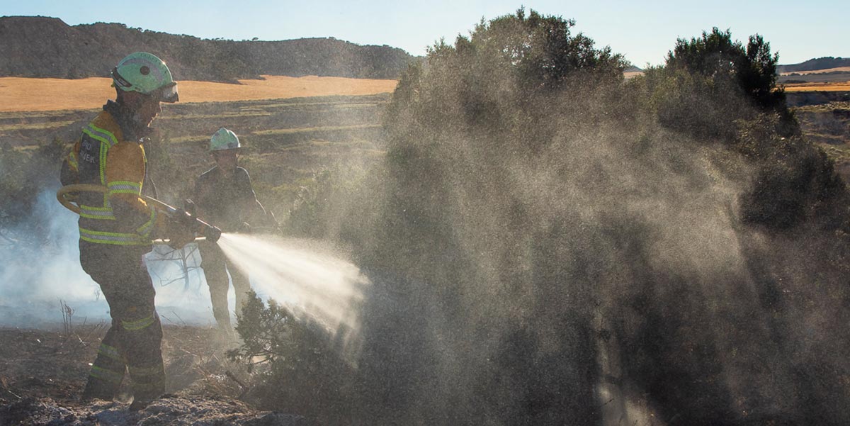 Bardenas incendio Eguaras 2022 5