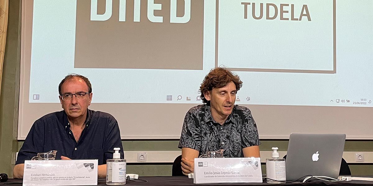 Esteban Hernández en UNED Tudela