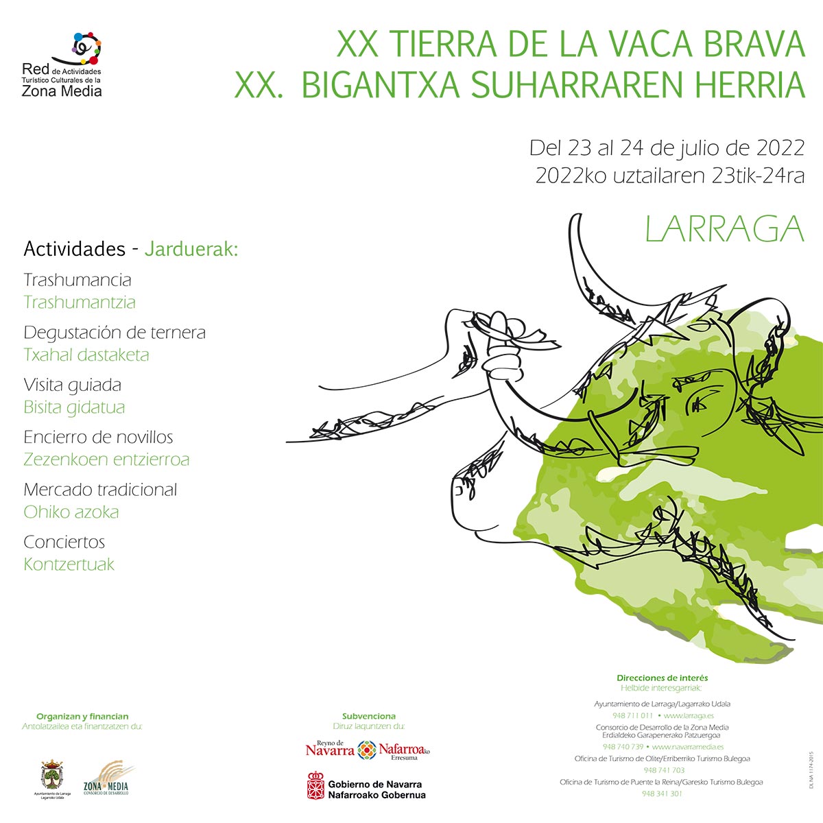 Larraga Fiesta Vaca Brava 2022 2