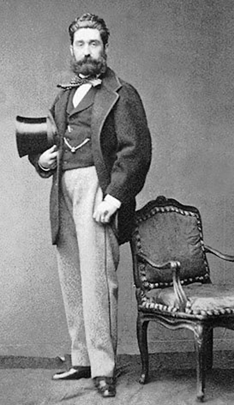 Joaquín Gaztambide (Foto Fondo Guelbenzu Biblioteca Nacional de España)