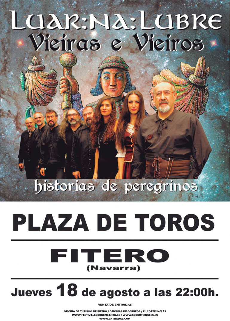 Concierto ‘Historia de peregrinos’ de Luar Na Lubre