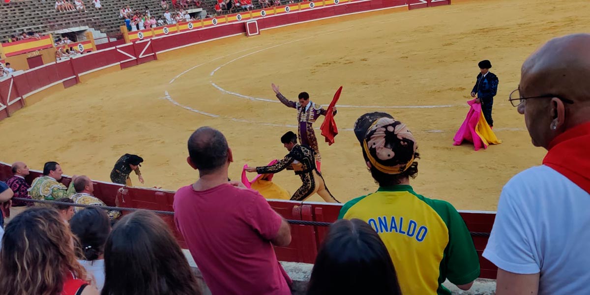 fiestas tudela 2022 Usuarios de La Atalaya en la corrida de toros
