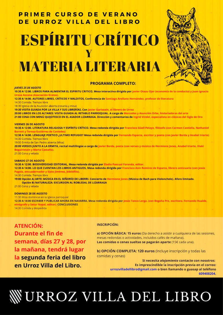 Espíritu crítico y materia literaria