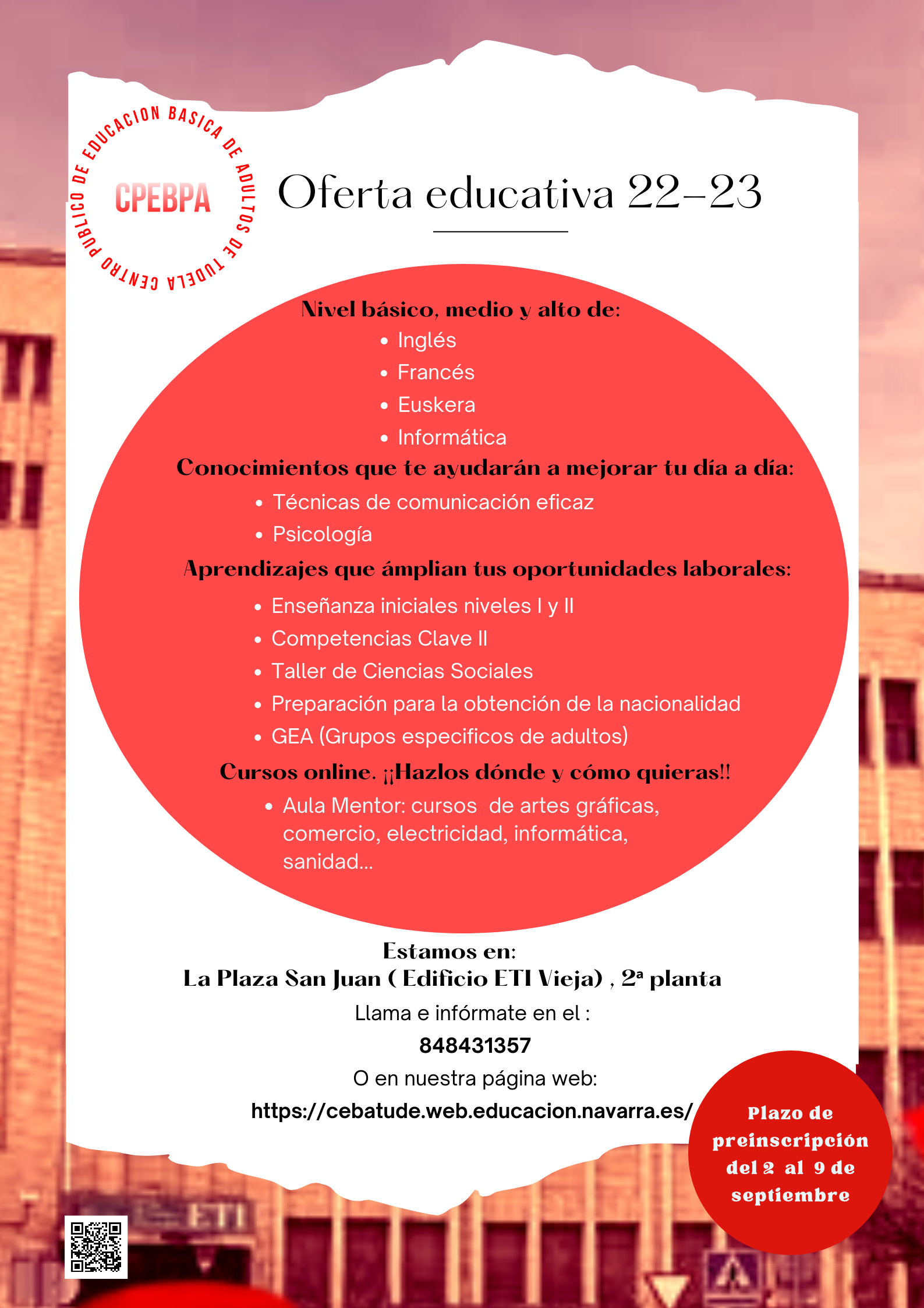 FORMACIÓN CPEBPA TUDELA