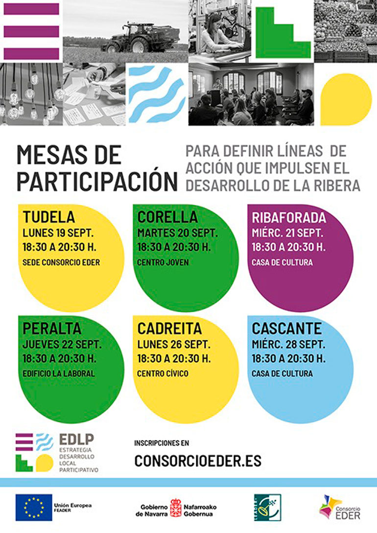 Cartel sesiones participacion EDLP