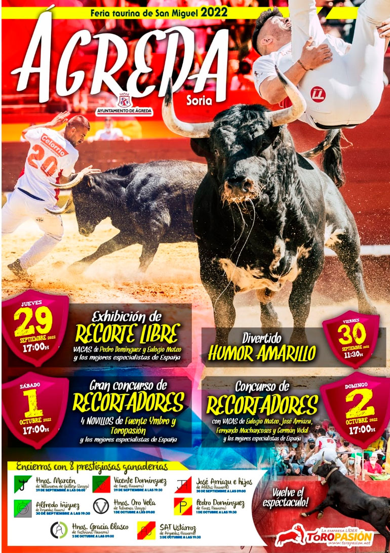 Feria taurina de San Miguel 2022 en Ágreda