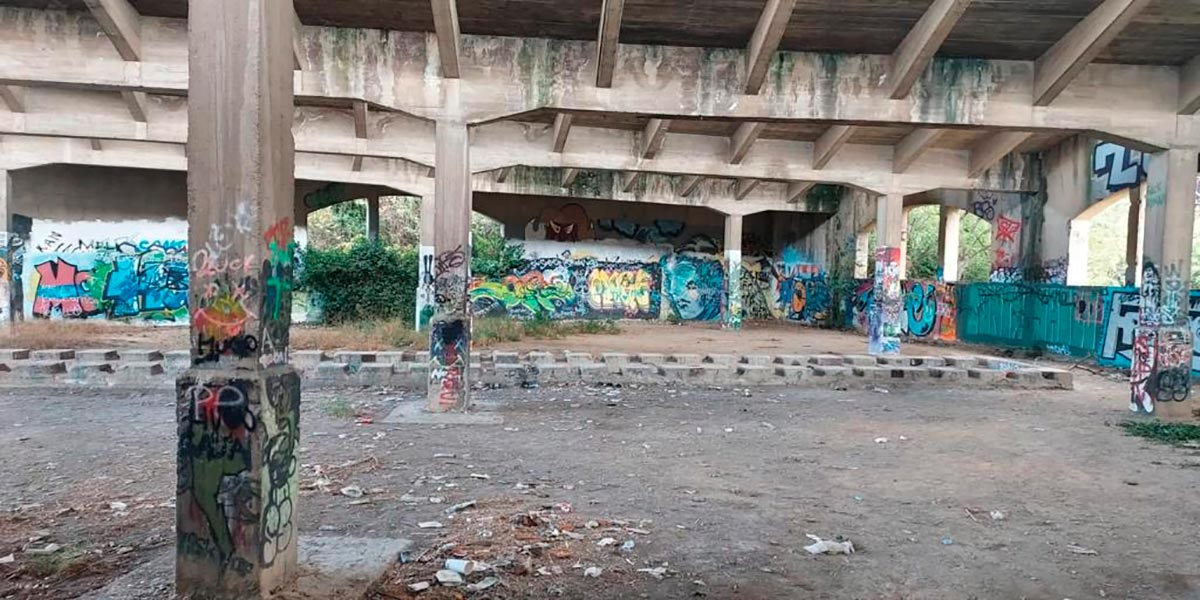 Este nuevo espacio al aire libre está habilitado para la práctica del parkour y otros deportes 1
