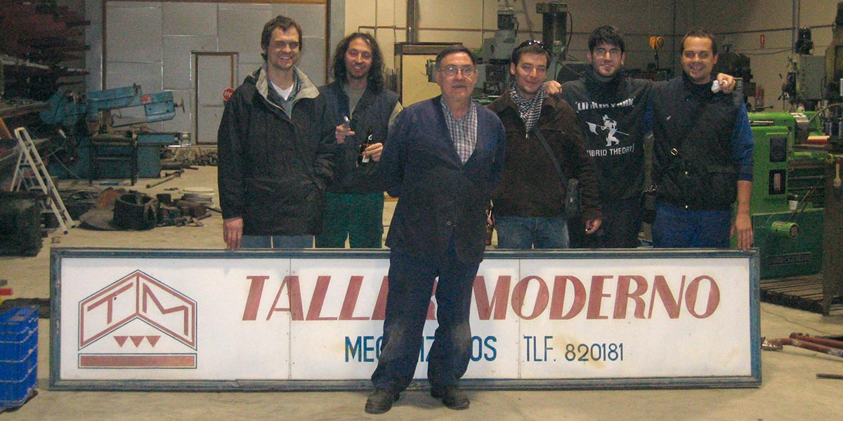 Taller Moderno equipo antiguo