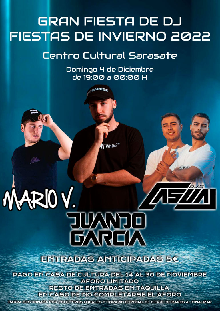 Gran fiesta de DJs en las Fiestas de Invierno de Castejón