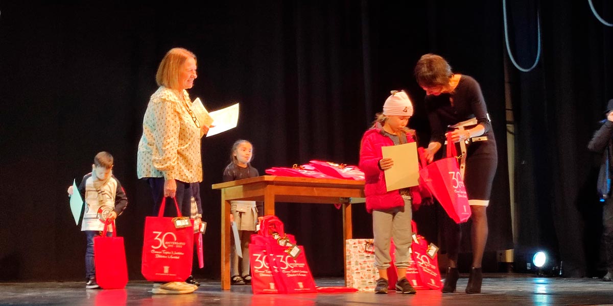 Entrega de premios del Concurso de Postales Navideñas de Tarazona 2